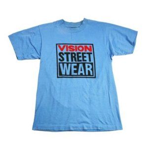 mask様vision street wear Tシャツ　90s USA製 90s USA製 VISION STREET WEAR Tシャツ 半袖 両面プリント M